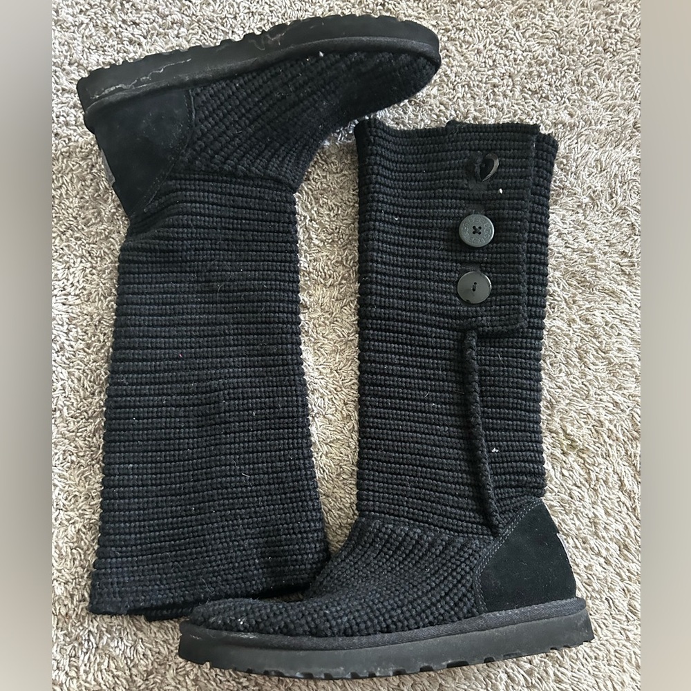 UGG knit boots.